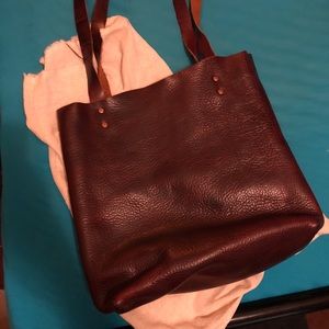 Handmade Leather Tote from Leather Quill Shoppe